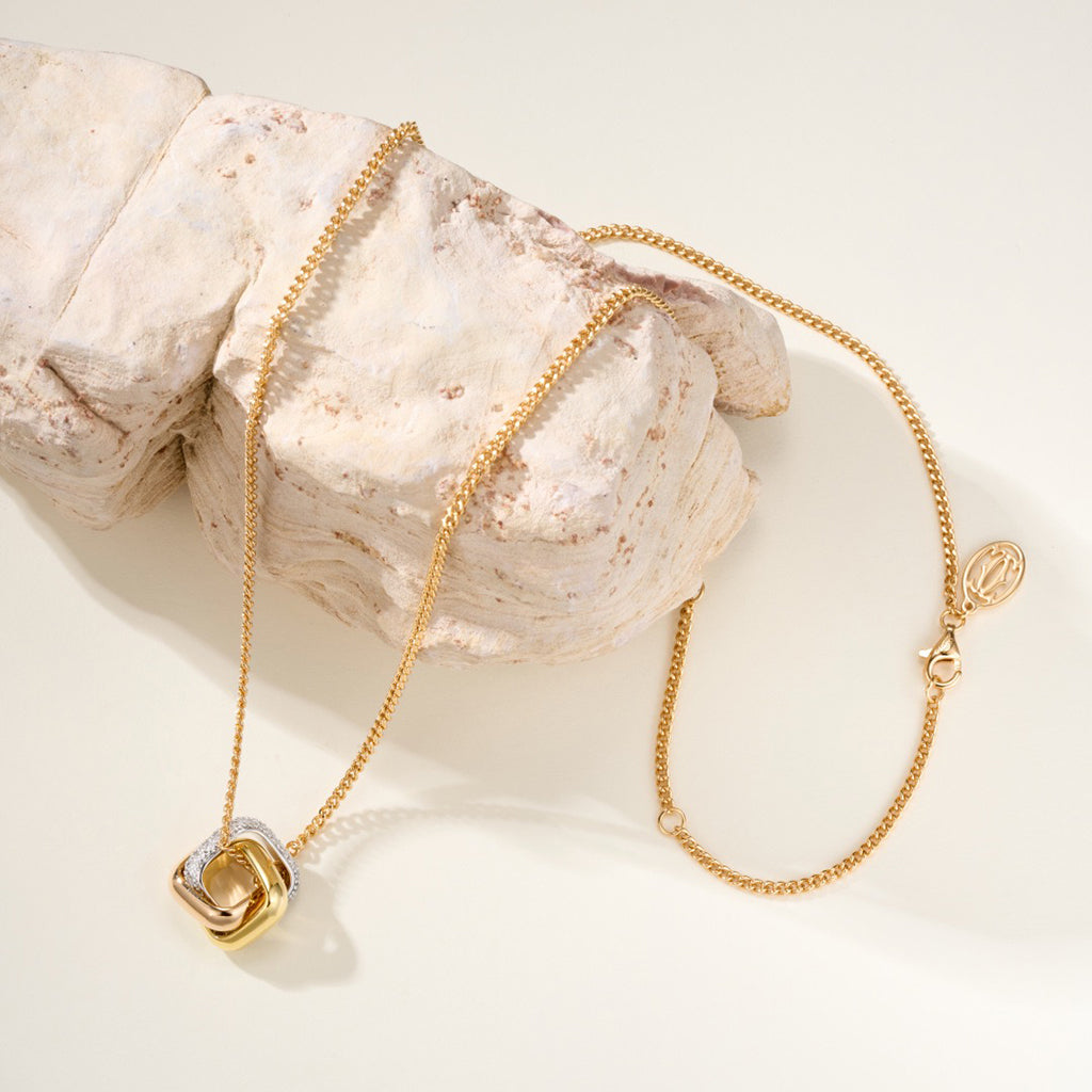 [Renovia Jewelry]TRINITY CUSHION NECKLACE COLLECTION