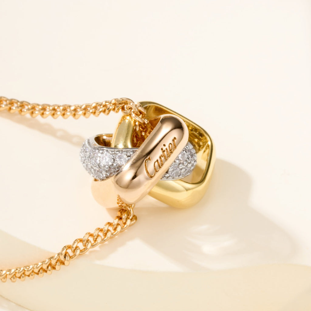 [Renovia Jewelry]TRINITY CUSHION NECKLACE COLLECTION
