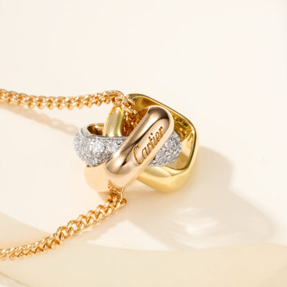 [Renovia Jewelry]TRINITY CUSHION NECKLACE COLLECTION