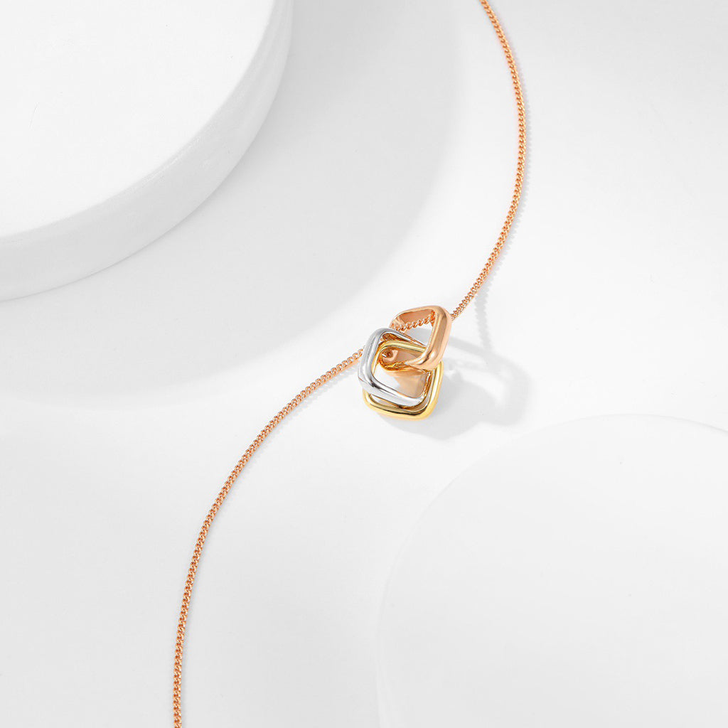 [Renovia Jewelry]TRINITY CUSHION NECKLACE COLLECTION