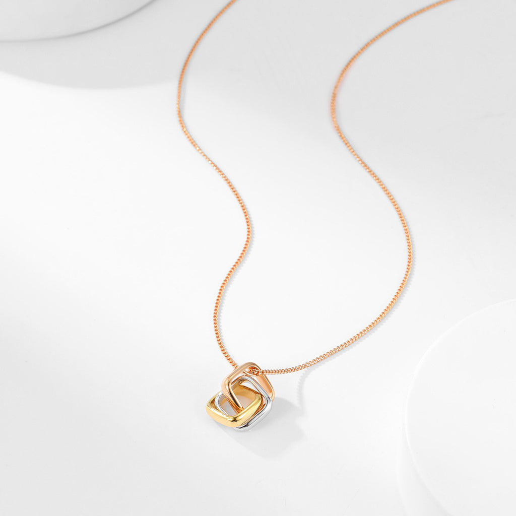[Renovia Jewelry]TRINITY CUSHION NECKLACE COLLECTION