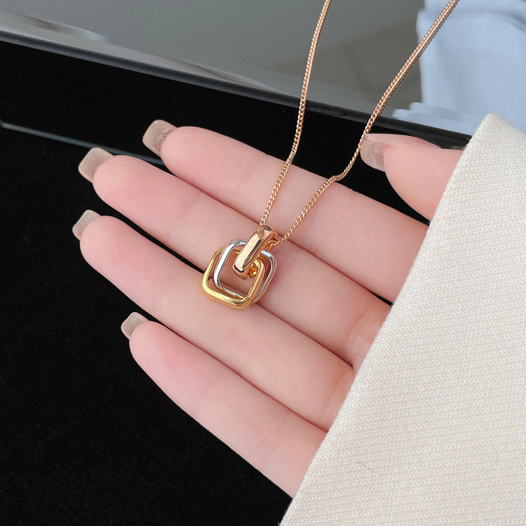 [Renovia Jewelry]TRINITY CUSHION NECKLACE COLLECTION