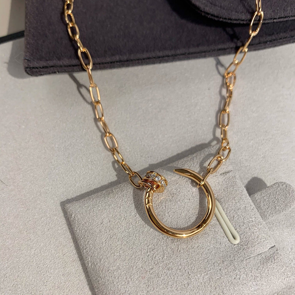 [Renovia Jewelry]JUSTE NECKLACE FULL DIAMONDS