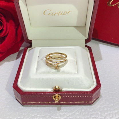 [Renovia Jewelry]JUSTE RING 4.8MM FULL DIAMOND
