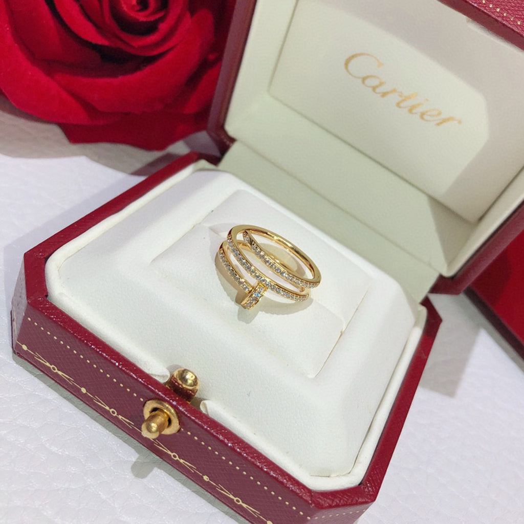 [Renovia Jewelry]JUSTE RING 4.8MM FULL DIAMOND
