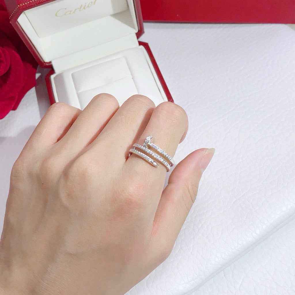 [Renovia Jewelry]JUSTE RING 4.8MM FULL DIAMOND