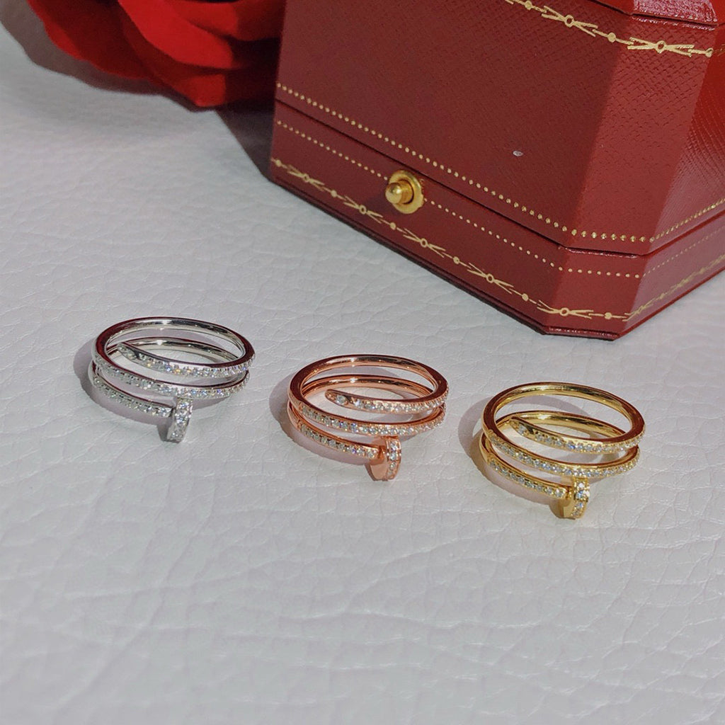[Renovia Jewelry]JUSTE RING 4.8MM FULL DIAMOND