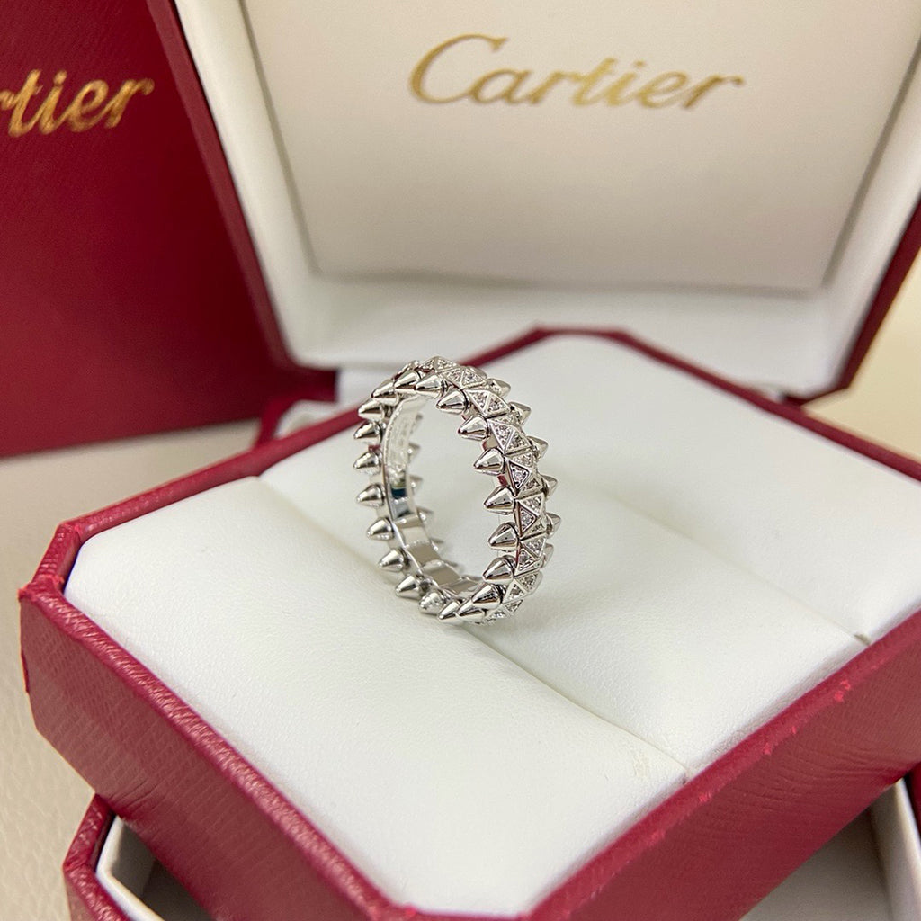 [Renovia Jewelry]CLASH 6.4MM SMALL FULL DIAMOND RING