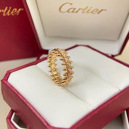 [Renovia Jewelry]CLASH 6.4MM SMALL FULL DIAMOND RING