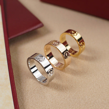 [Renovia Jewelry]LOVE RING 5.5MM NO DIAMOND