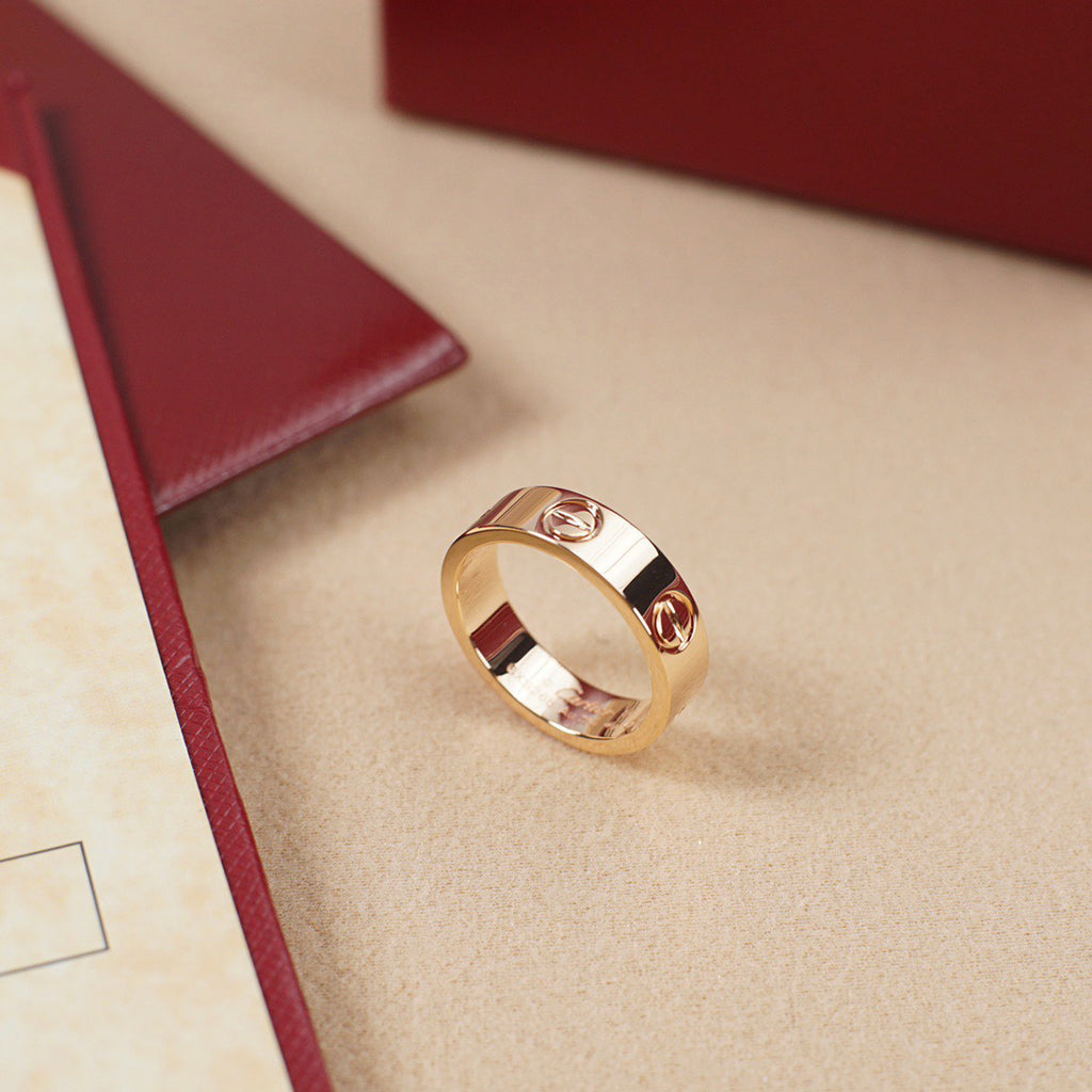 [Renovia Jewelry]LOVE RING 5.5MM NO DIAMOND