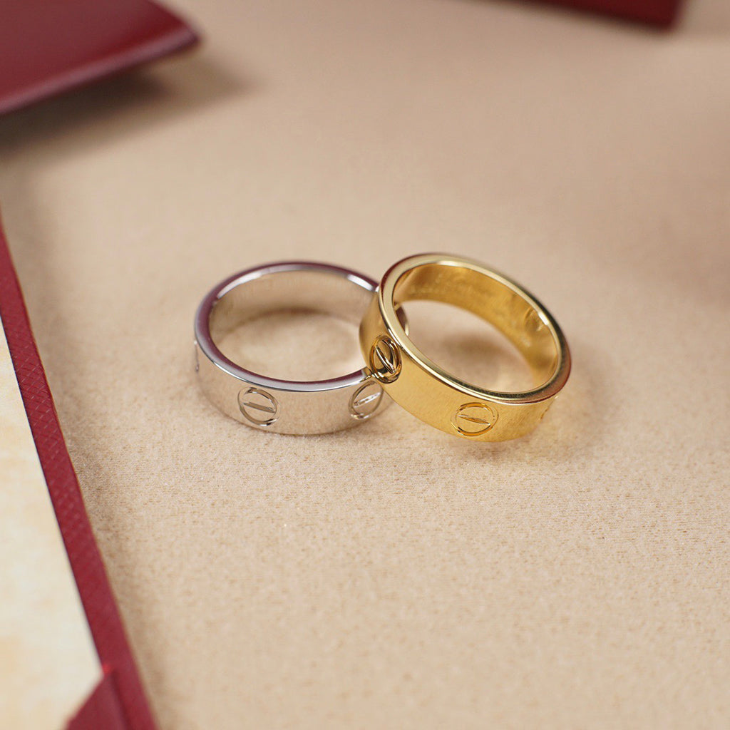 [Renovia Jewelry]LOVE RING 5.5MM NO DIAMOND