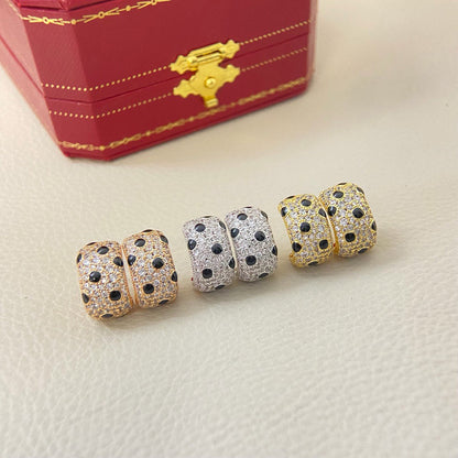 [Renovia Jewelry]PANTHERE MINI FULL DIAMOND EARRINGS