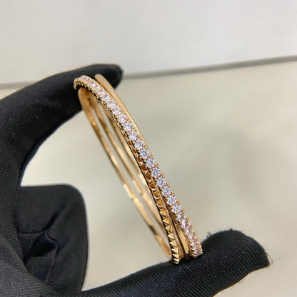 [Renovia Jewelry]ETINCELLE HALF-PAVED DIAMOND BRACELET