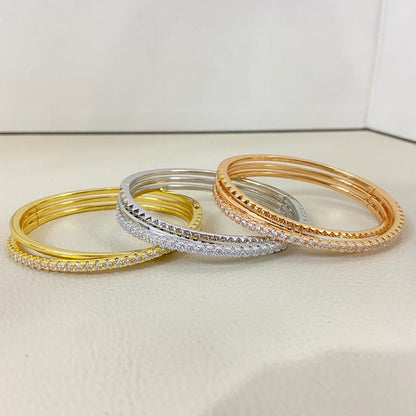 [Renovia Jewelry]ETINCELLE HALF-PAVED DIAMOND BRACELET