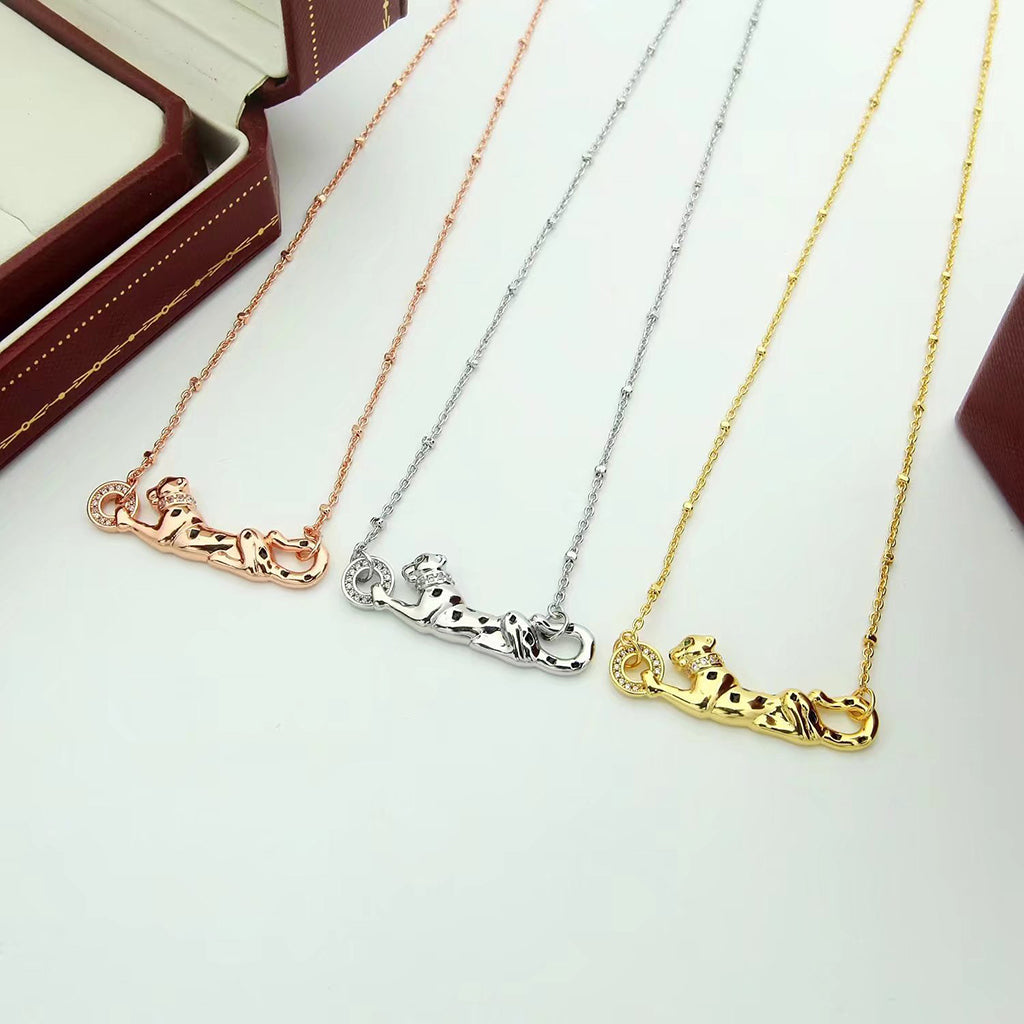 [Renovia Jewelry]PANTHERE FULL DIAMOND NECKLACE
