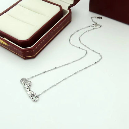 [Renovia Jewelry]PANTHERE FULL DIAMOND NECKLACE
