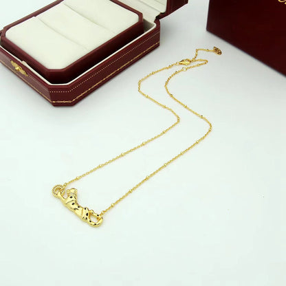 [Renovia Jewelry]PANTHERE FULL DIAMOND NECKLACE