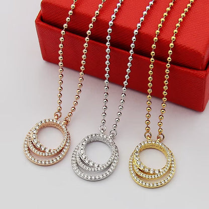 [Renovia Jewelry]ETINCELLE  FULL DIAMOND NECKLACE