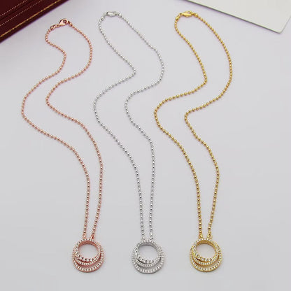 [Renovia Jewelry]ETINCELLE  FULL DIAMOND NECKLACE