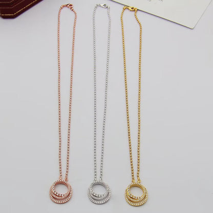 [Renovia Jewelry]ETINCELLE  FULL DIAMOND NECKLACE