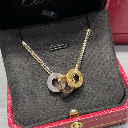 [Renovia Jewelry]LOVE 6 DIAMOND PENDANT NECKLACE