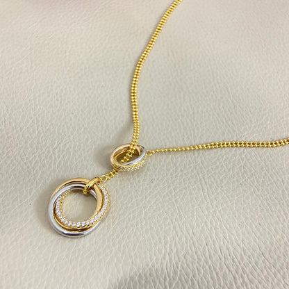 [Renovia Jewelry]TRINITY DIAMONDS NECKLACE