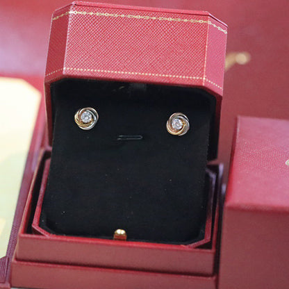 [Renovia Jewelry]TRINITY STUD DIAMOND EARRINGS