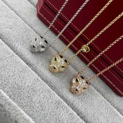 [Renovia Jewelry]PANTHERE FULL DIAMOND NECKLACE