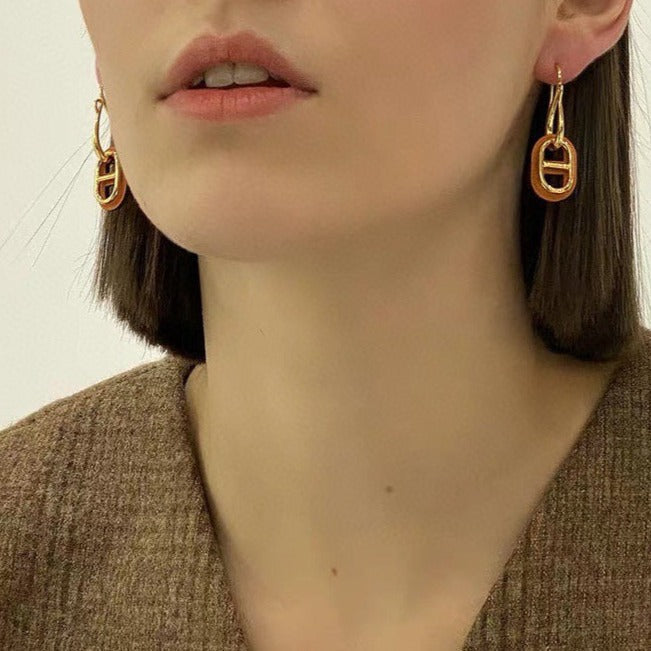 [Renovia Jewelry]HM O'MAILLON GOLD EARRINGS