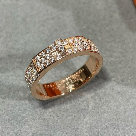 [Renovia Jewelry]KELLY PINK GOLD DIAMOND RING