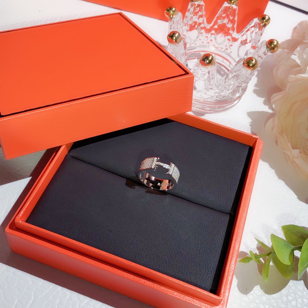 [Renovia Jewelry]H RING FULL DIAMOND