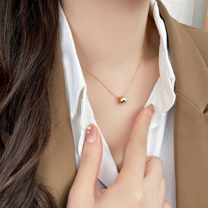 [Renovia Jewelry]BEE MINI PEDANT DIAMOND NECKLACE