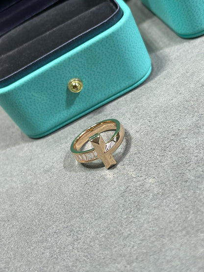 [Renovia Jewelry]T1 WIDE 4.5MM DIAMOND RING