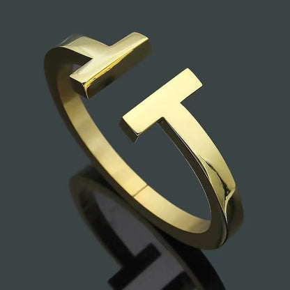[Renovia Jewelry]T SQUARE OPEN BRACELET