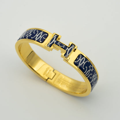 [Renovia Jewelry]H BRACELET BLACK MULTICOLOR