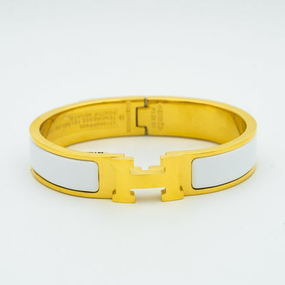 [Renovia Jewelry]H WHITE BRACELET