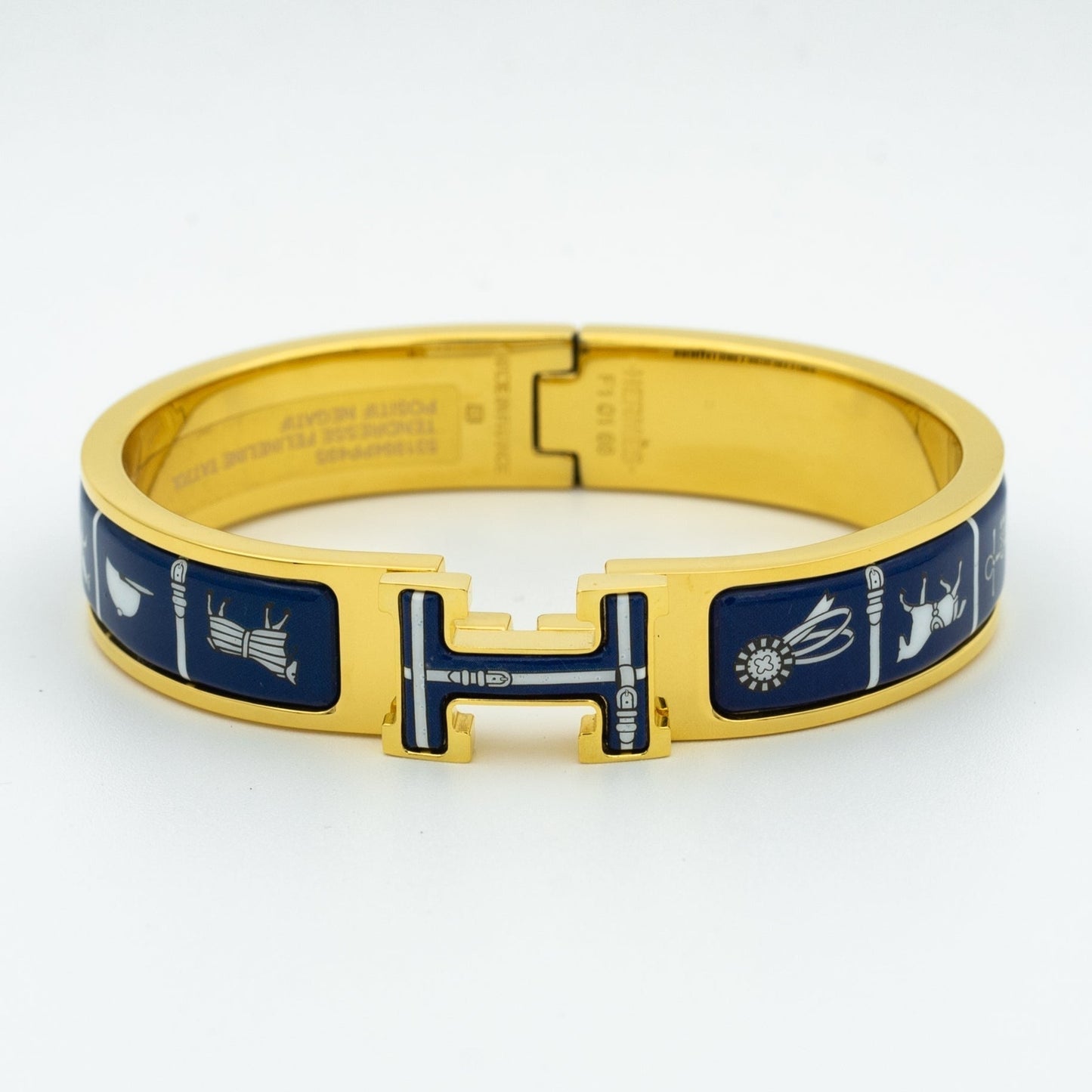 [Renovia Jewelry]H BRACELET BLUE CERAMIC