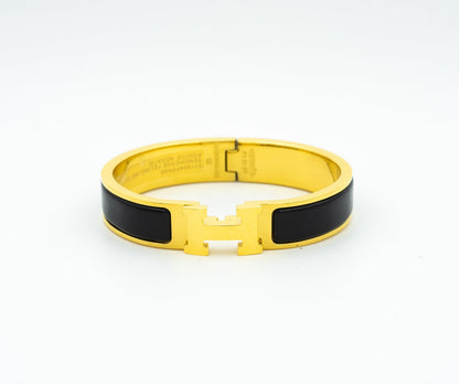 [Renovia Jewelry]H BLACK BRACELET