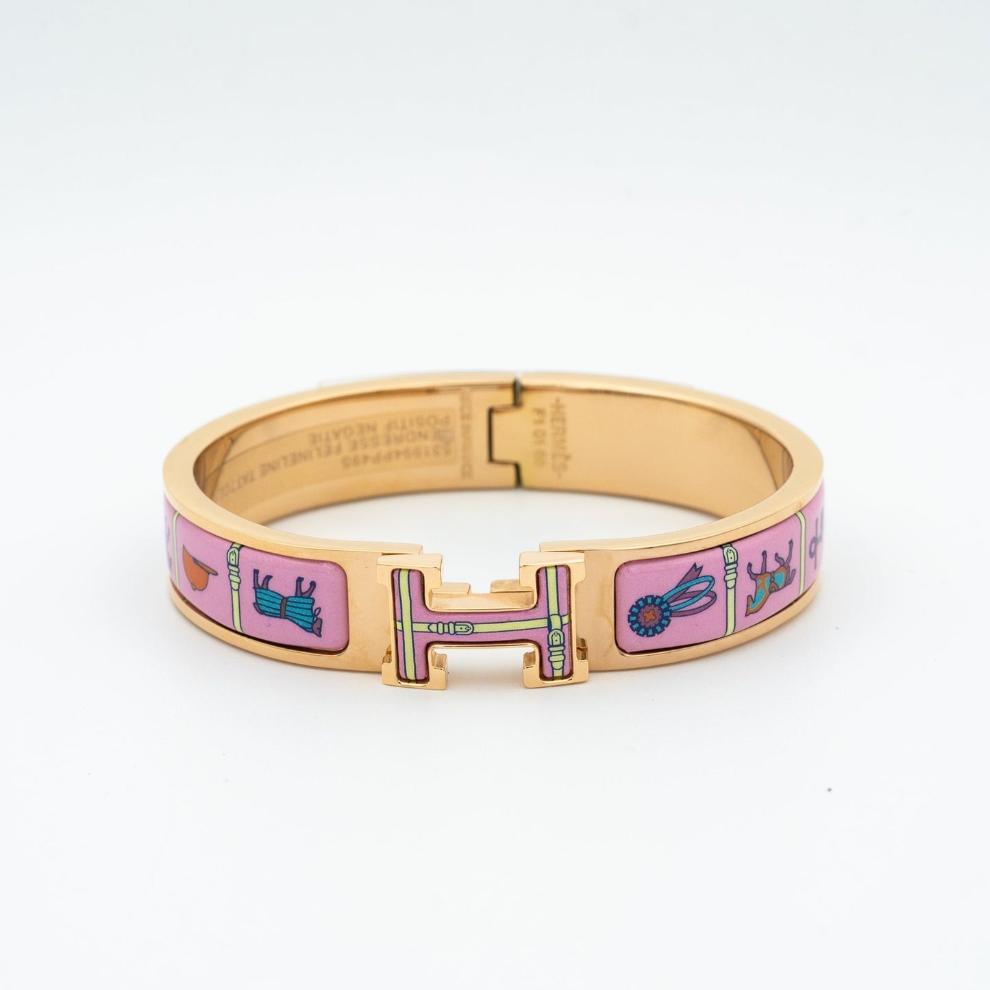 [Renovia Jewelry]H PINK GOLD BRACELET PINK CERAMIC