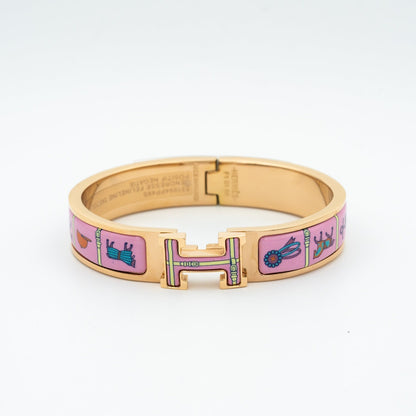 [Renovia Jewelry]H PINK GOLD BRACELET PINK CERAMIC