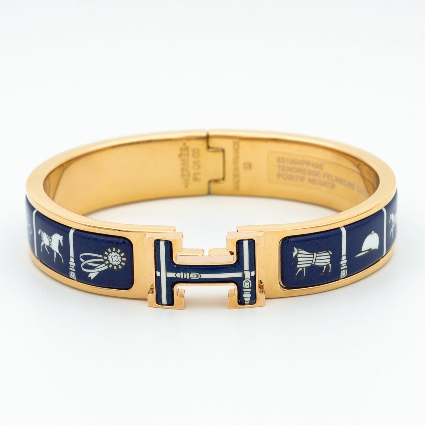 [Renovia Jewelry]H BRACELET BLUE CERAMIC