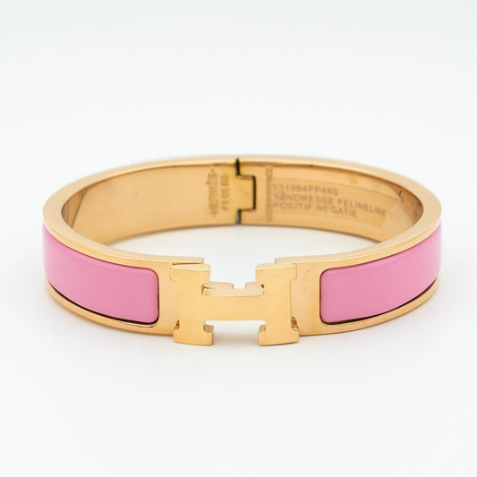 [Renovia Jewelry]H PINK BRACELET