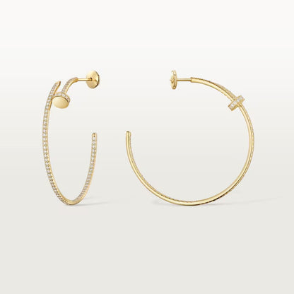 [Renovia Jewelry]JUSTE FULL DIAMOND LARGE EARRINGS