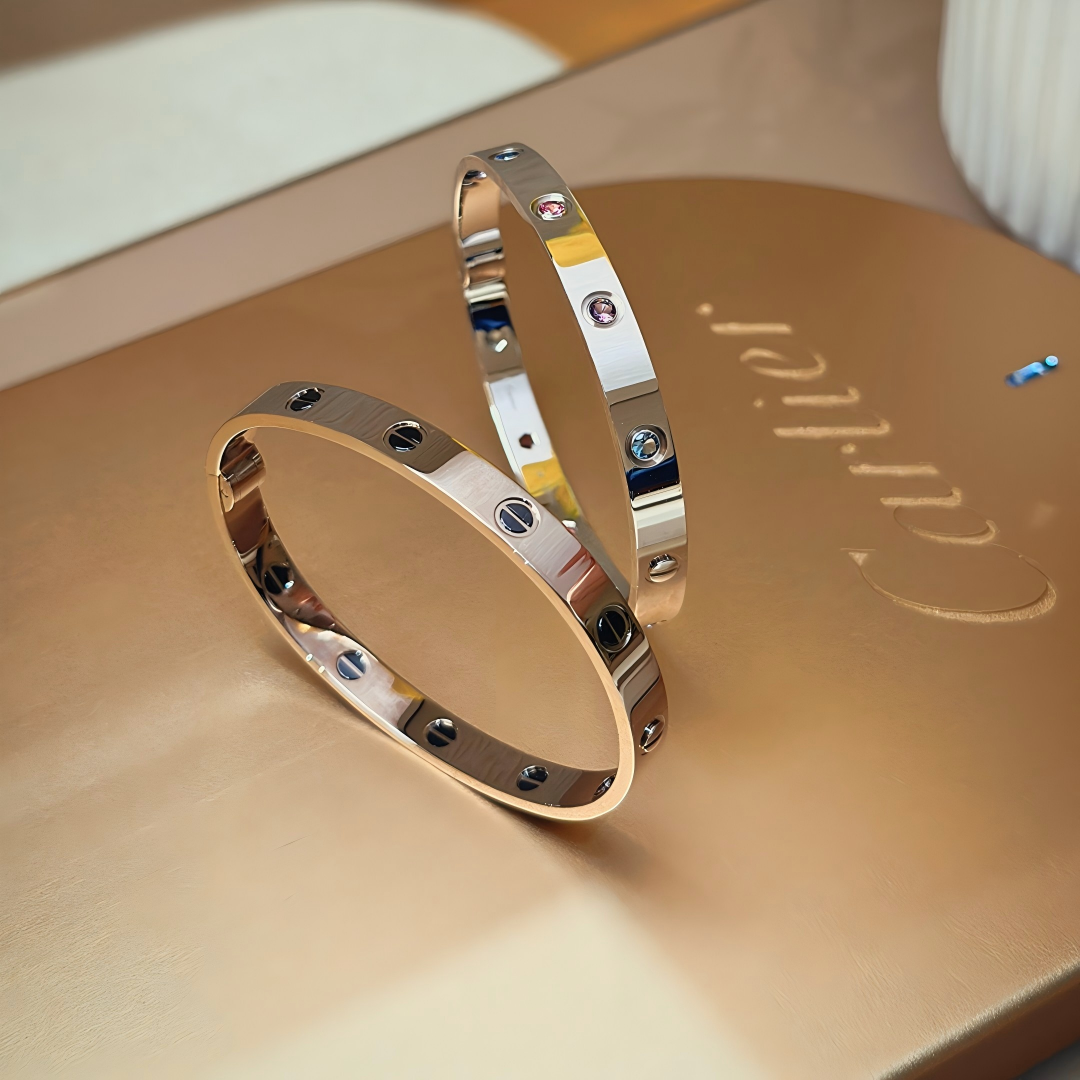 [Renovia Jewelry]2026 RAINBOW LOVE BRACELET 6.1MM  10 DIAMONDS