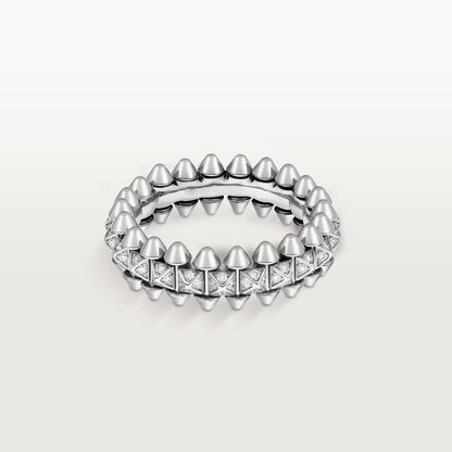 [Renovia Jewelry]CLASH 6.4MM SMALL FULL DIAMOND RING