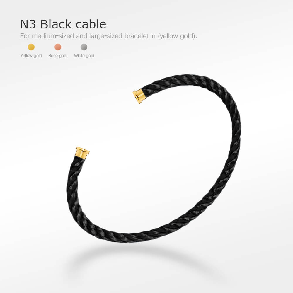 [Renovia Jewelry]FORCE SERIES BRACELET CABLES 50 CHOICES (DIY SELECTION)