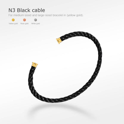 [Renovia Jewelry]FORCE SERIES BRACELET CABLES 50 CHOICES (DIY SELECTION)