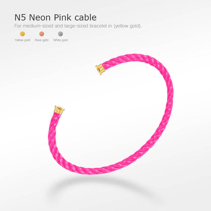 [Renovia Jewelry]FORCE SERIES BRACELET CABLES 50 CHOICES (DIY SELECTION)