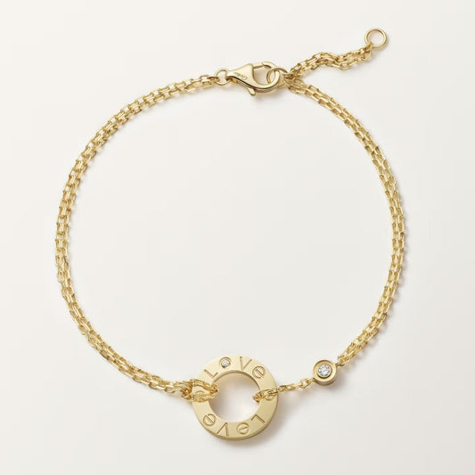 [Renovia Jewelry]LOVE BRACELET 2 DIAMOND